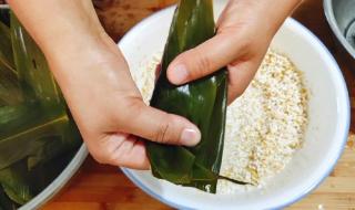 各种粽子的包法 粽子的最简单包法图片